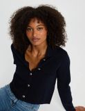 Morgan - Long-sleeved Cardigan 252-Mimdie Navy Blue