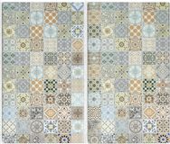 Zeller planches à découper - set 2x - verre - avec impression mosaïque - 30x52 cm - planches de service