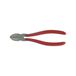 Stubai 111901 Zijfrees Oliegehard met gecoat handvat, zilver/rood, 145 mm