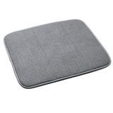 Norpro 359G Microvezel droogmat van 46 x 41 cm, grijs, 1 mat per pakket