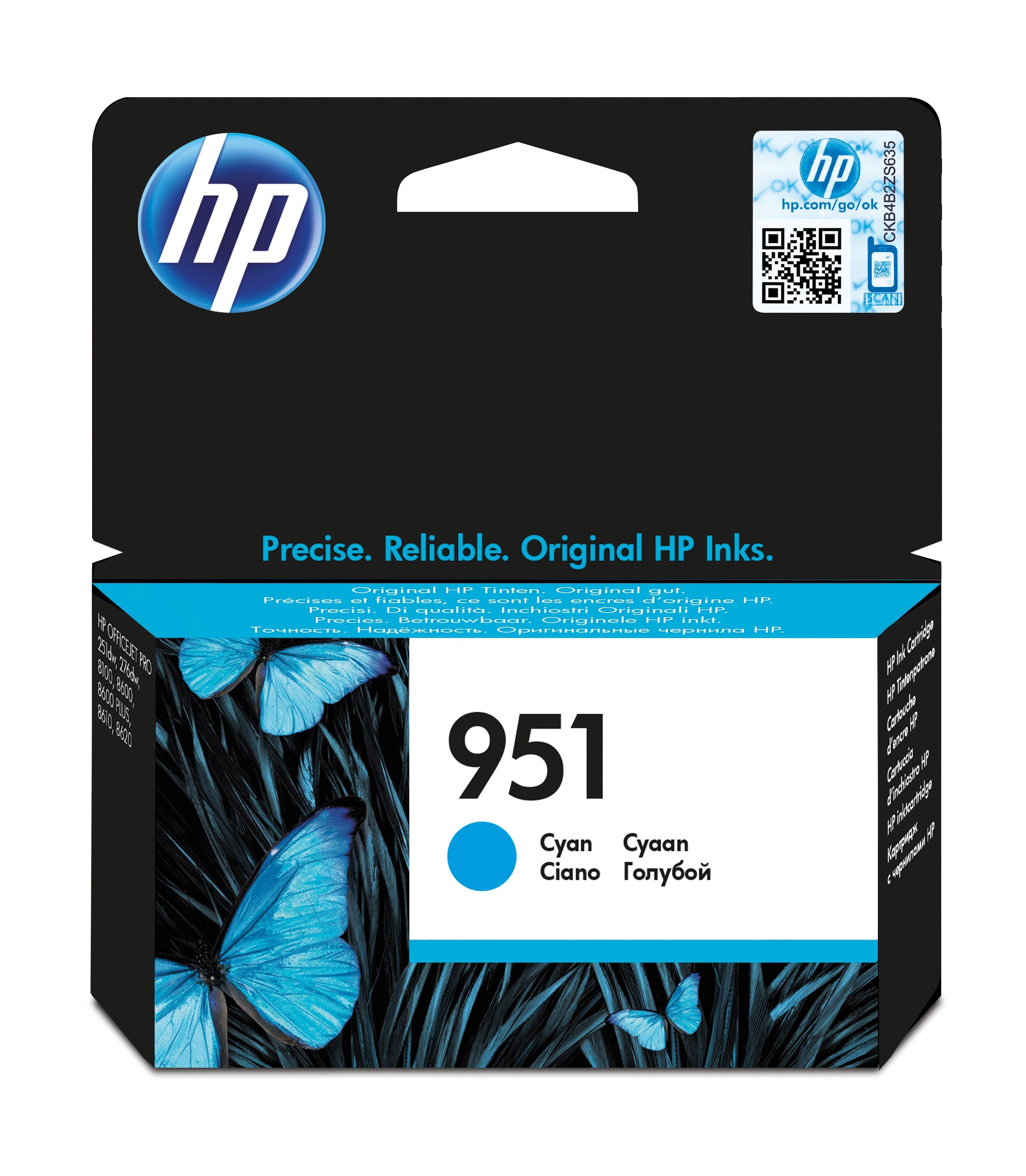 HP 951 Cyaan Inktcartridge - Origineel