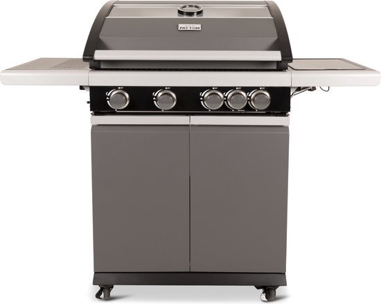 Patton Patio Pro Chef gasbarbecue 4+1 frozen grey