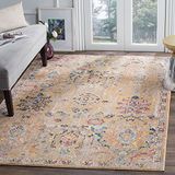 Safavieh Vloerkleed Bristol Rechthoekig Klassiek Stof Beige 91x152 cm