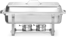 HENDI Chafing dish - Gastronorm 1/1 - RVS - 9L - Includes fuel paste holders