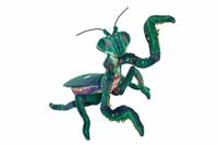 Wild Republic Bidsprinkhaan knuffel - groen - 50 cm - pluche