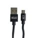 Design Letters MyCable Micro USB-C, compatibel met Android, 1 M. (zwart)
