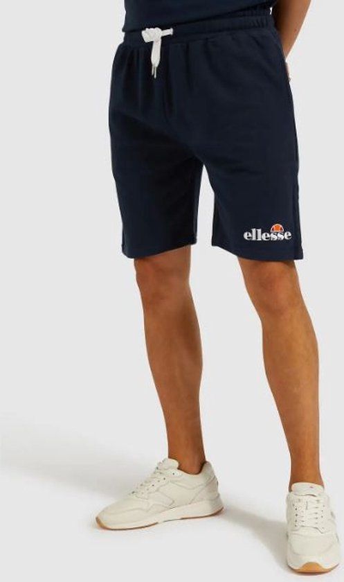 Ellesse Heren Fleece Short Silvan Navy - Donkerblauw - Maat L
