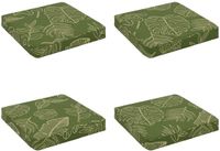 vidaXL - Zitkussens - VUGHT - 4 stuks - 100% Polyester - Bladontwerp