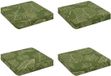 vidaXL - Zitkussens - VUGHT - 4 stuks - 100% Polyester - Bladontwerp