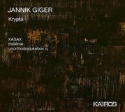 Music&Words Xasax Theleme Urorthodoxjukebox 0. - Jannik Giger: Krypta (CD)