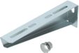 OBO Bettermann console murale et de montant avec vis de fixation M10x25 B210mm acier zingué bande