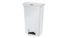 Rubbermaid Slim Jim 50L Pédale Poubelle Blanc