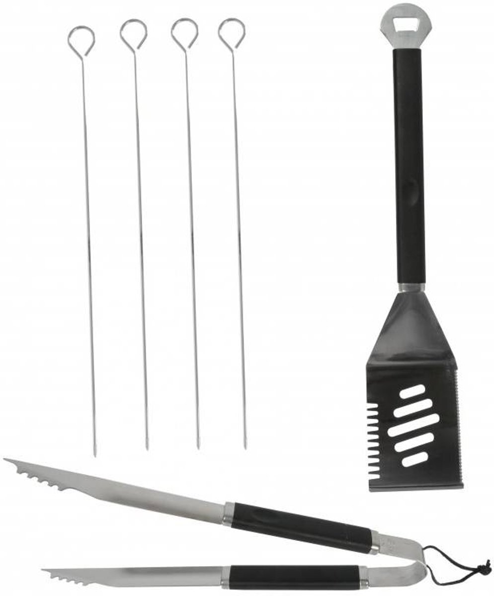 BBQ collection Barbeque RVS Set 6 Tools