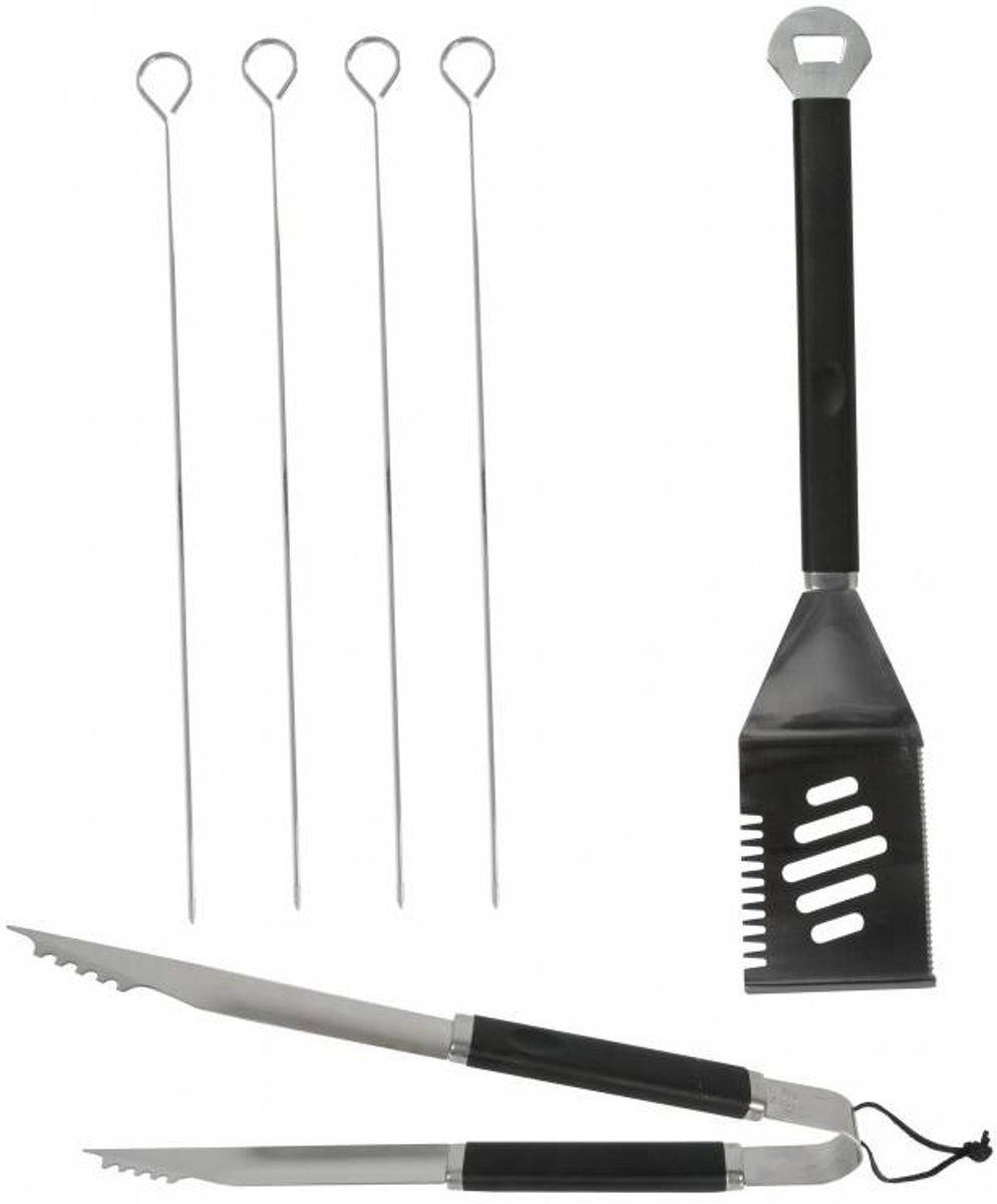 BBQ collection Panda BBQ collection Barbeque RVS Set 6 Tools