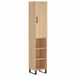 VidaXL Meuble haut 34,5x34x180 cm bois de chêne sonoma traité