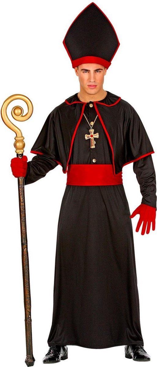 Widmann Monnik & Pater & Priester Kostuum | Bisschop Otto Obscura | Man | XXL | Carnaval