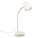 Lampe de bureau avec commande par câble, douille GU10, 9W maximum, beige, 13x38,5 cm