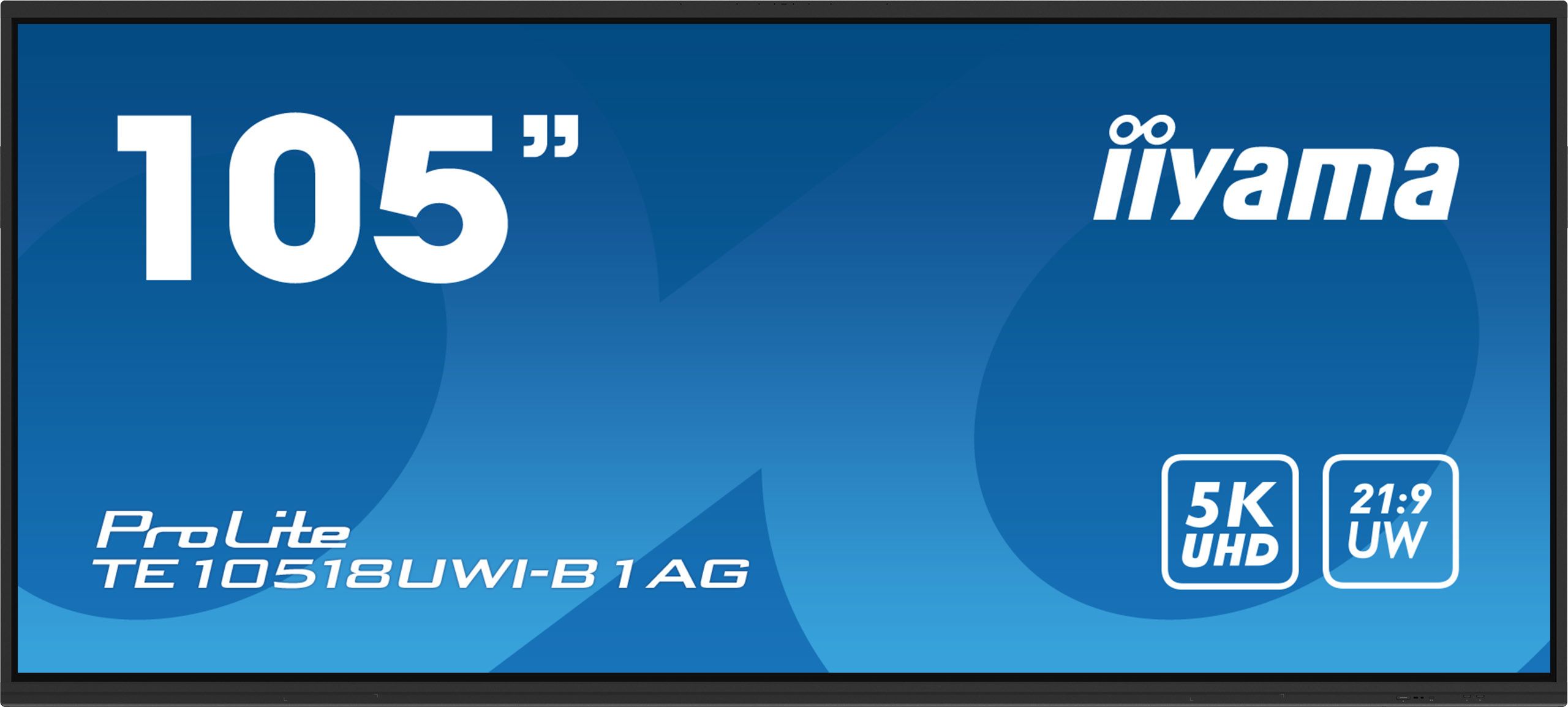 iiyama TE10518UWI-B1AG 105" 5K Ultra HD Digital Signage Display with Touchscreen