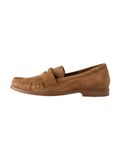Next - Dames - Forever Comfort® leren zadelloafers met franjes - Bruin