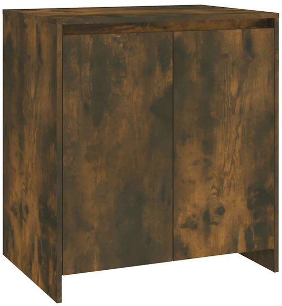 vidaXL Dressoir 70x41x75 cm bewerkt hout gerookt eikenkleurig