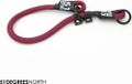 51 Degrees North Wanderful Collar Nylon Rope Burgundy 50-65cmx12mm