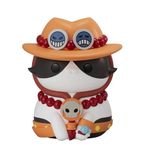 Megahouse - Een stuk - Nyanto! The Big Nyan Piece Series - Portgas D. Ace, Mega Cat Project Collectible Figure