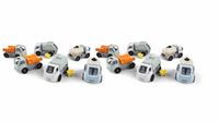 Dantoy speelgoedauto set - klassiek voertuig 17cm - 12 stuks