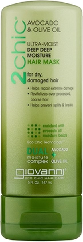 Giovanni Cosmetics 2chic - Ultra-Moist Deep Deep Moisture Mask with Avocado & Olive Oil 147 ml