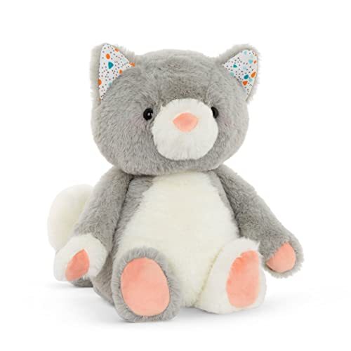 B. toys by Battat - B. Classic Plush Cat-Grey, BX2045EZ