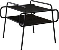 vidaXL Salontafel Zwart eiken 50 x 50 x 51 cm Bewerkt hout