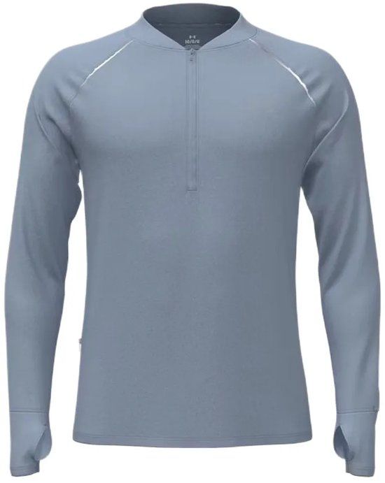 Under Armour Velociti Sweatshirt Met Halve Rits Blauw L Man