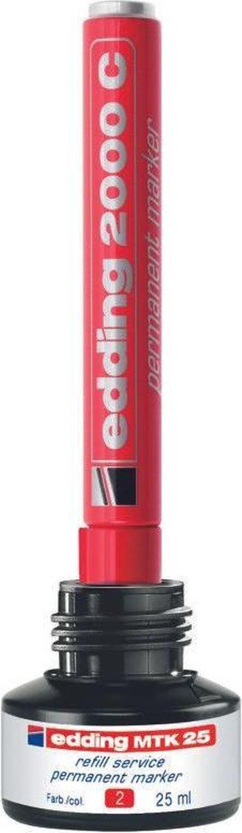 Edding 2000 C Permanent Marker Blister van 3 Rood