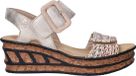 Rieker Sandalen Plat Sandalen Plat - Beige - Maat 37