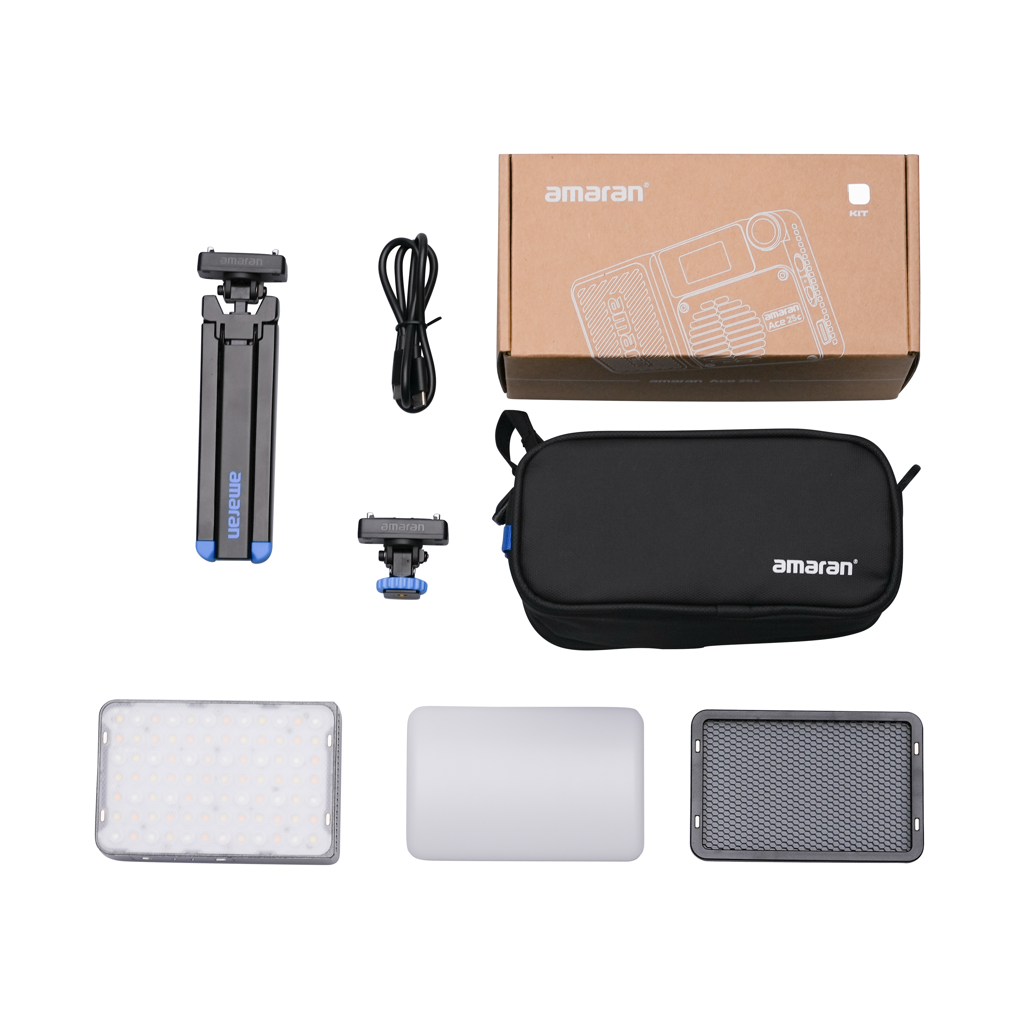 Amaran Ace 25x On-Camera LED Light Kit - Silver