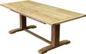 AVH-Collectie Geneva dining tuintafel 160-220x100x76 cm teak bruin/terre rechthoekig hout