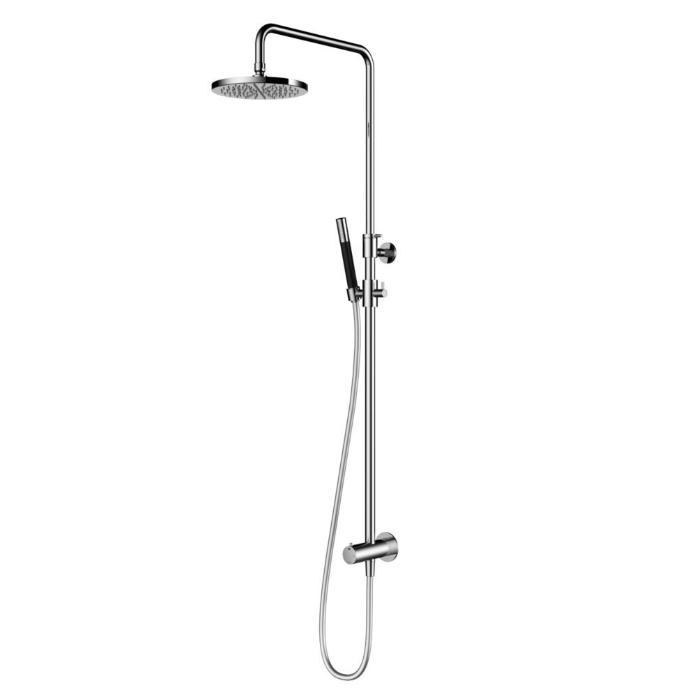 hotbath Cobber M438 regendouchset met staafhanddouche 30 mat wit