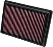 K&N Vervangend luchtfilter compatibel met Chevrolet Aveo 1.2, 1.3, 1.4, 1.6 2011-2014 / Sonic 1.4, 1.8 2012-2017 (33-2476)
