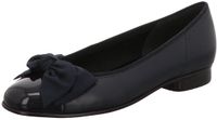 Gabor Dames Ballerina Donkerblauw Leer Maat 41
