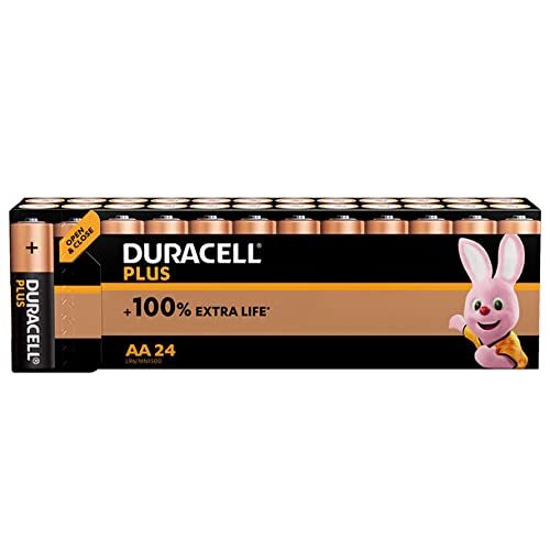 Duracell - Nieuwe alkalinebatterijen Plus AA, 1,5 V, LR6 MN1500, 24 stuks