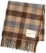 Gant Foulard en laine à carreaux pour hommes en Khaki Chaud