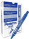 Pentel Permanente markeerstift N60 Blauw Aluminium 12 Stuks