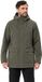 Vaude Manukau II Parka Heren Jas Zwart/Khaki XL