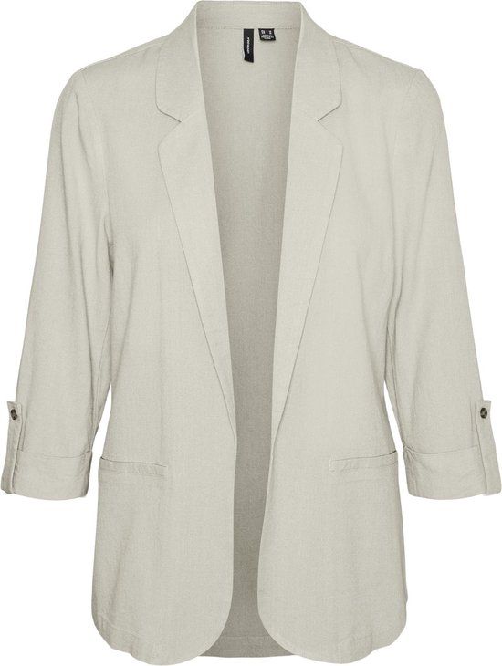 VERO MODA VMJESMILO 3/4 Loose Blazer - Silver Lining - Maat S