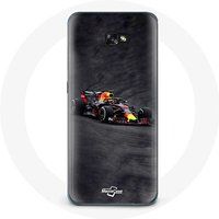 Maniacase Hoesje voor Samsung Galaxy A3 2016 Formule 1 Max Verstappen F1 zwart rood en geel