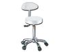 Gima 45241 kruk met rugleuning, wit