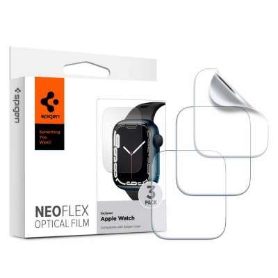 Spigen Apple Watch 7 45mm Screenprotector Neo Flex (3 Pack)
