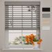 DTCH Raamdecoratie.com Bamboe Houten Jaloezie Easy - 50 mm - Light Grey - 75 x 175
