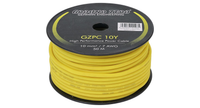 Ground Zero GZPC 10Y - Câble d'alimentation d'amplificateur de 10 mm² - Jaune - 50 mètres