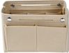 Bol Sac organisateur en feutre - Insert de sac à main - Beige