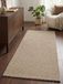 Hanse Home Woltapijt Eleni - natuur woonkamertapijt - met de hand getuft - Hygge Skandi, boho loper, wol voor woonkamer, slaapkamer, eetkamer, hal - lichtbeige, 80x300 cm